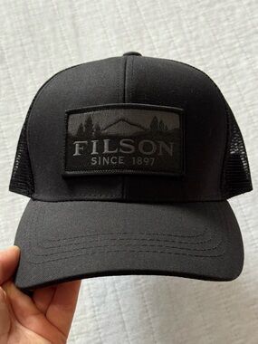 FILSON LOGGER MESH CAP BLACK